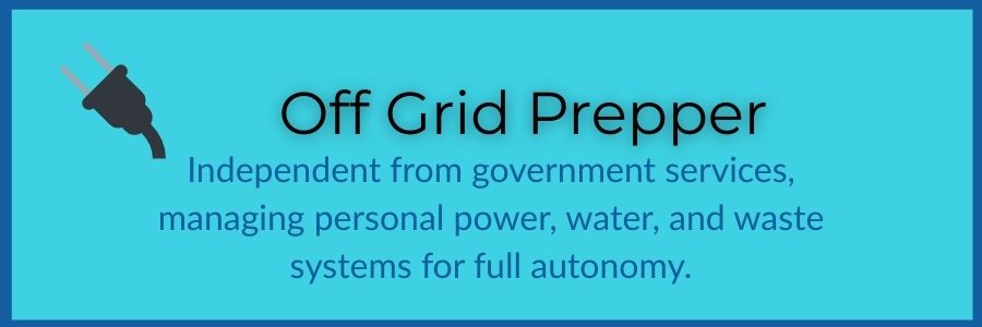 Off Grid Prepper Banner