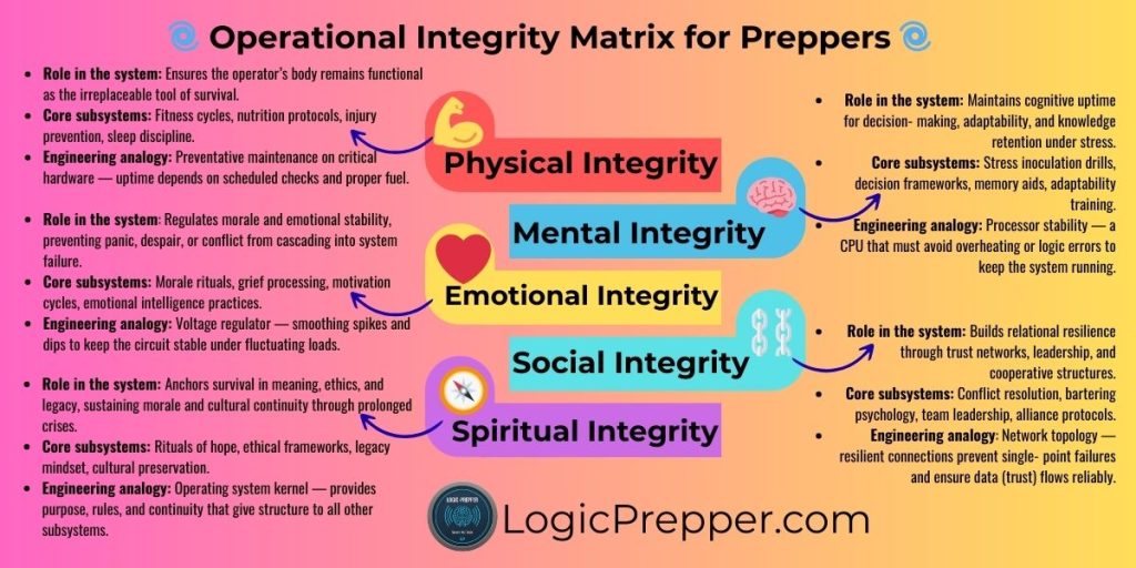 Operational Integrity Matrix for Preppers