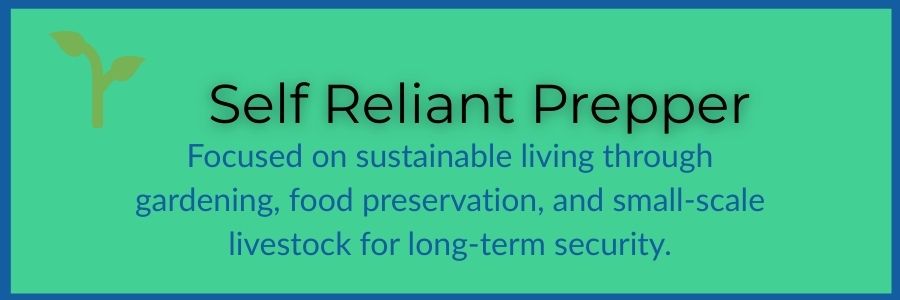 Self Reliant Prepper Banner